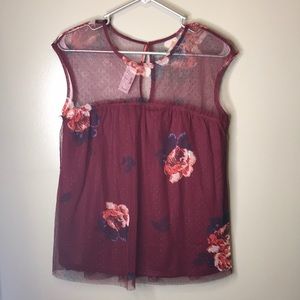 NWT! Maurice’s women’s top, sleeveless, size small
